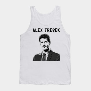 Alex Trebek --- Retro Vintage Aesthetic Tank Top